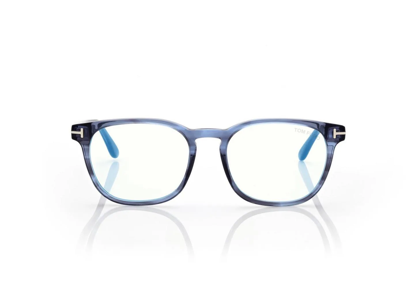 Blue Block Round Optik Çerçeve
