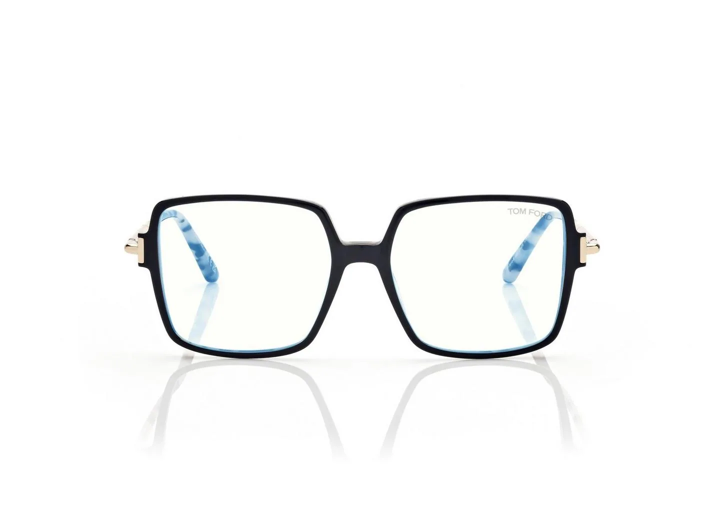 Blue Block Square Optik Çerçeve