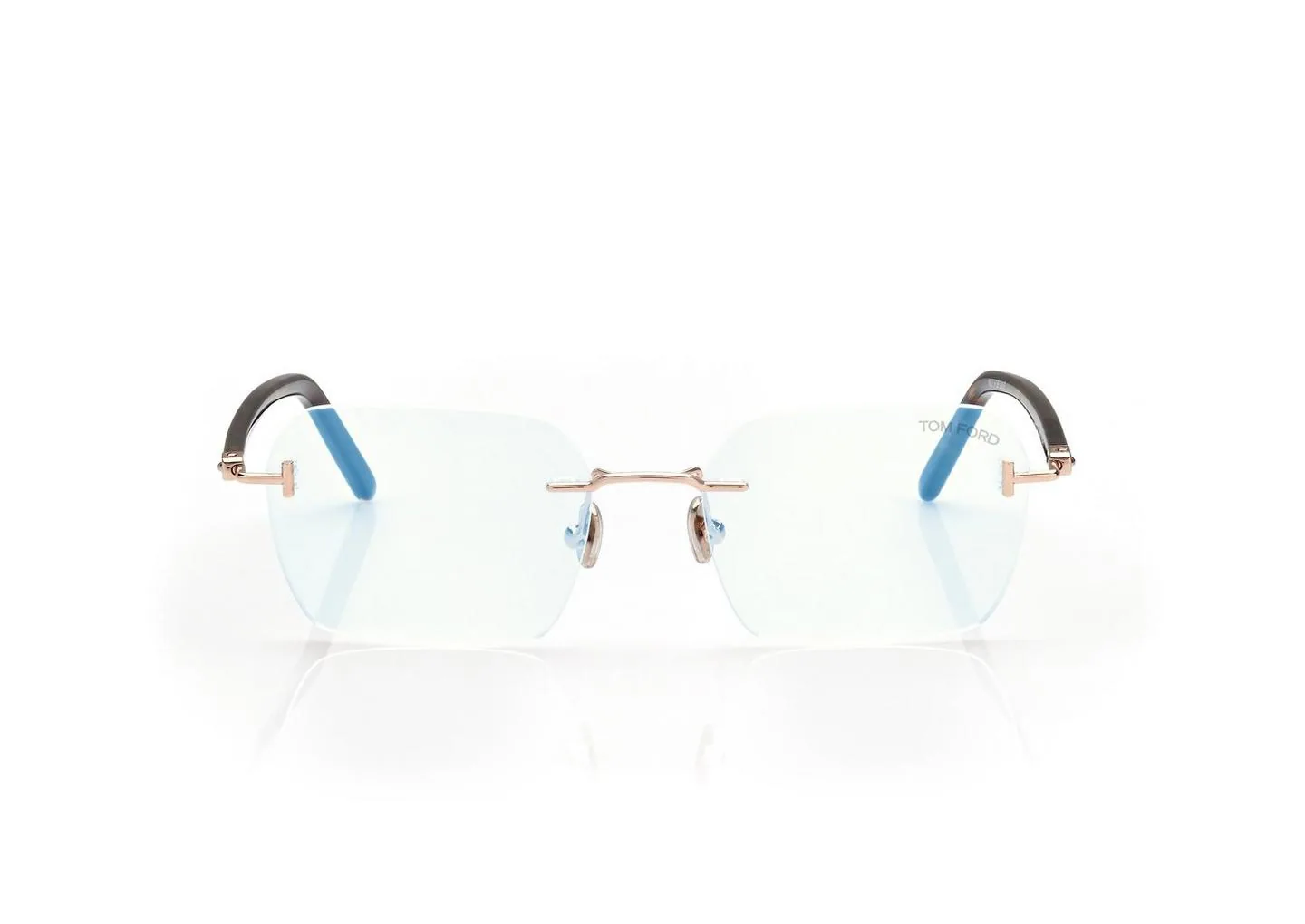 Blue Block Rectangular Optik Çerçeve