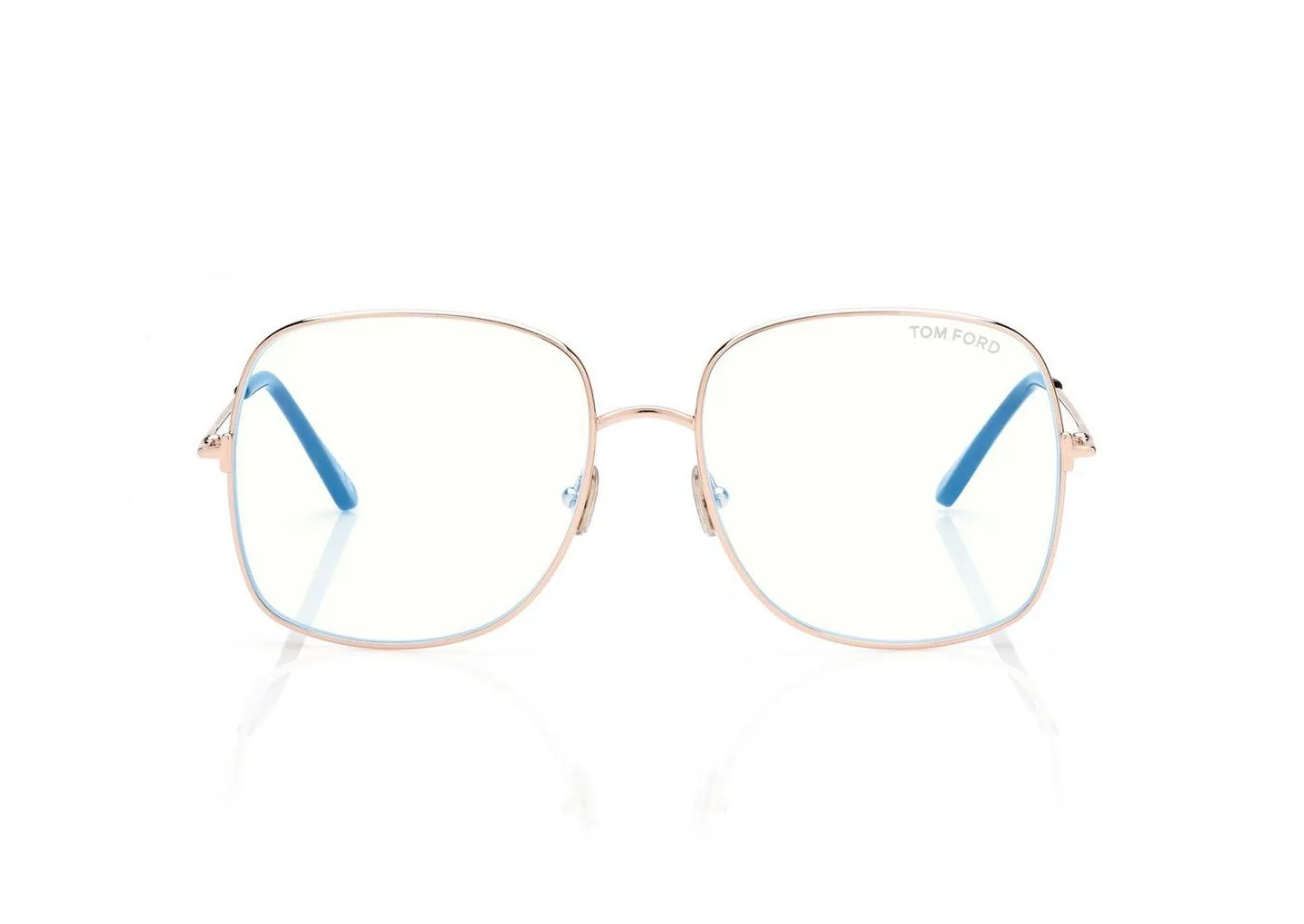 Blue Block Square Optik Çerçeve