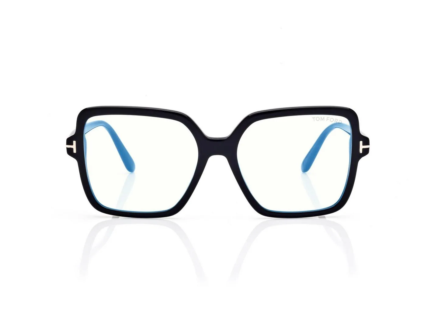 Square Blue Block Optik Çerçeve