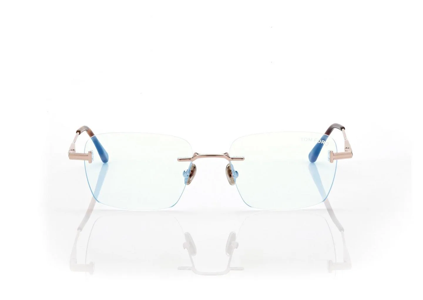 Blue Block Rectangular Optik Çerçeve